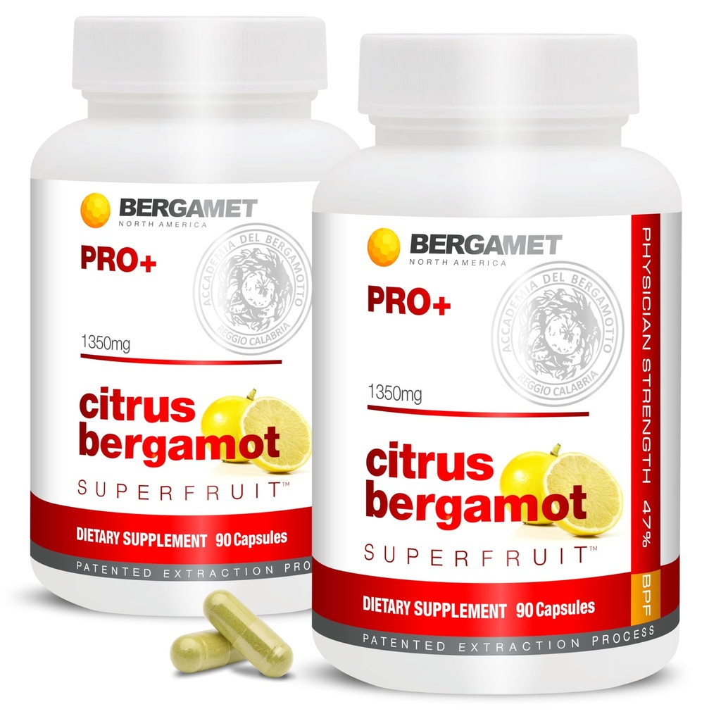 Citrus Bergamot Superfruit PRO + dengan Olive Leaf Extract - 47% BPF - 80% Polyphenols - 675mg per Serving - Worlds Strongest - Dibacked by Clinical Studies - Made in The USA - 180 Caps