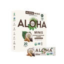 Pabrik Organik ALOHA berbasis Protein Bar Minis 124; Coconut Chocolate Almond 124; 20 Count, 24g Bars 124; Vegan, Low Sugar, Gluten Free, Paleo, Low Carb, Non-GMO, Espia Free, Soy Free, No Sugar Alcohols