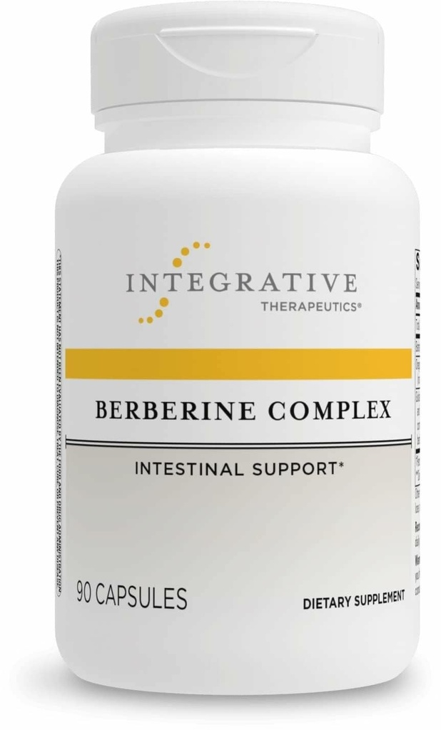 Kompleks Terapi Terpadu Berberine Integratif - Digeptical & Gut Health Suplement * - Vegan, Gluten- Free & Dairy- Free - 90 Capsules (45 Pelayan)