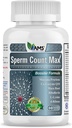 Amerika Medical & Science Sperm Count Max (60 Kapsul): Suplemen Fertility Pria: 124; Enhances Sperm Count dan Reproductive Health, 124; Prenatal Vitamin untuk Pria 124; dengan Zinc, CoQ10, Vitamin C, B2, dan B12