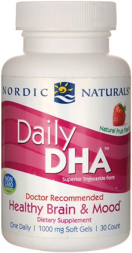 Nordic Affals - Daily DHA, Healthy Brain and Mood Dukung, 30 Soft Gels