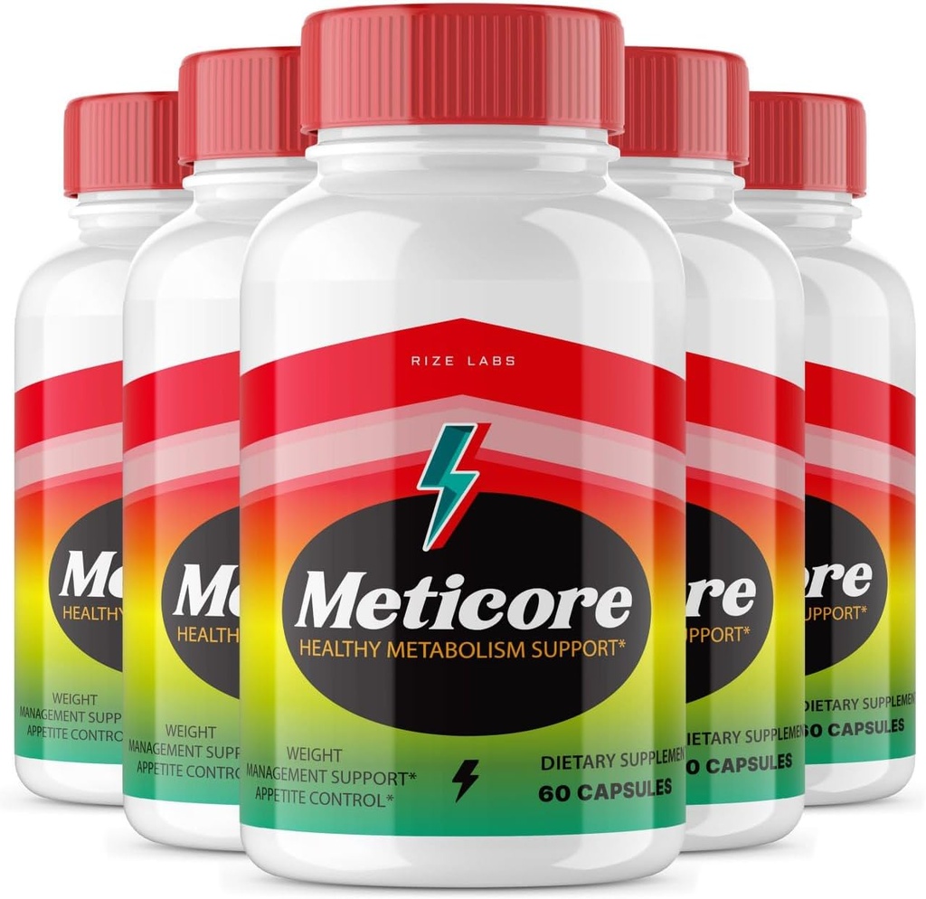 Rize laboratories - Meticore W8th Loss Suplement, Total Body Wellness Capsules, Digunakan untuk Membuka Jalan ke Healthier Living, untuk Figure Leaner (300 Kapsul)