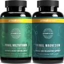 Suplemen Wanita dan Pria Multi Vitamin Capsules dan Magnesium Glycinate Bundle