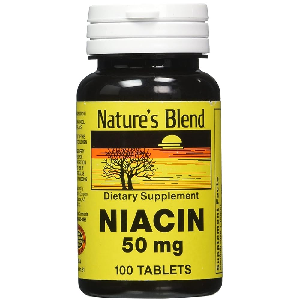 Nature 's Blend Niacin 50 Milligram 100 Tab