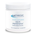 Metabolic Maintenance R.E.M. Maintenance Powder - Natural Relaxation Support with Magnesium, Melonatin, 5-HTP + Potnations - Easy Dind- in, No Fillers (366g / 60 Servings)