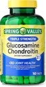 Spring Valley - Glucosamin Chondroitin, Triple Kekuatan, 160 Tablet oleh Spring Valley