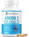 JB Wellness AREDS 2 Eye Vitamin & Mineral Suplemen, Berisi Lutein, Vitamin C, Dalxanthin, Zinc & Vitamin Enhance Vision Supplemen - 60 Count