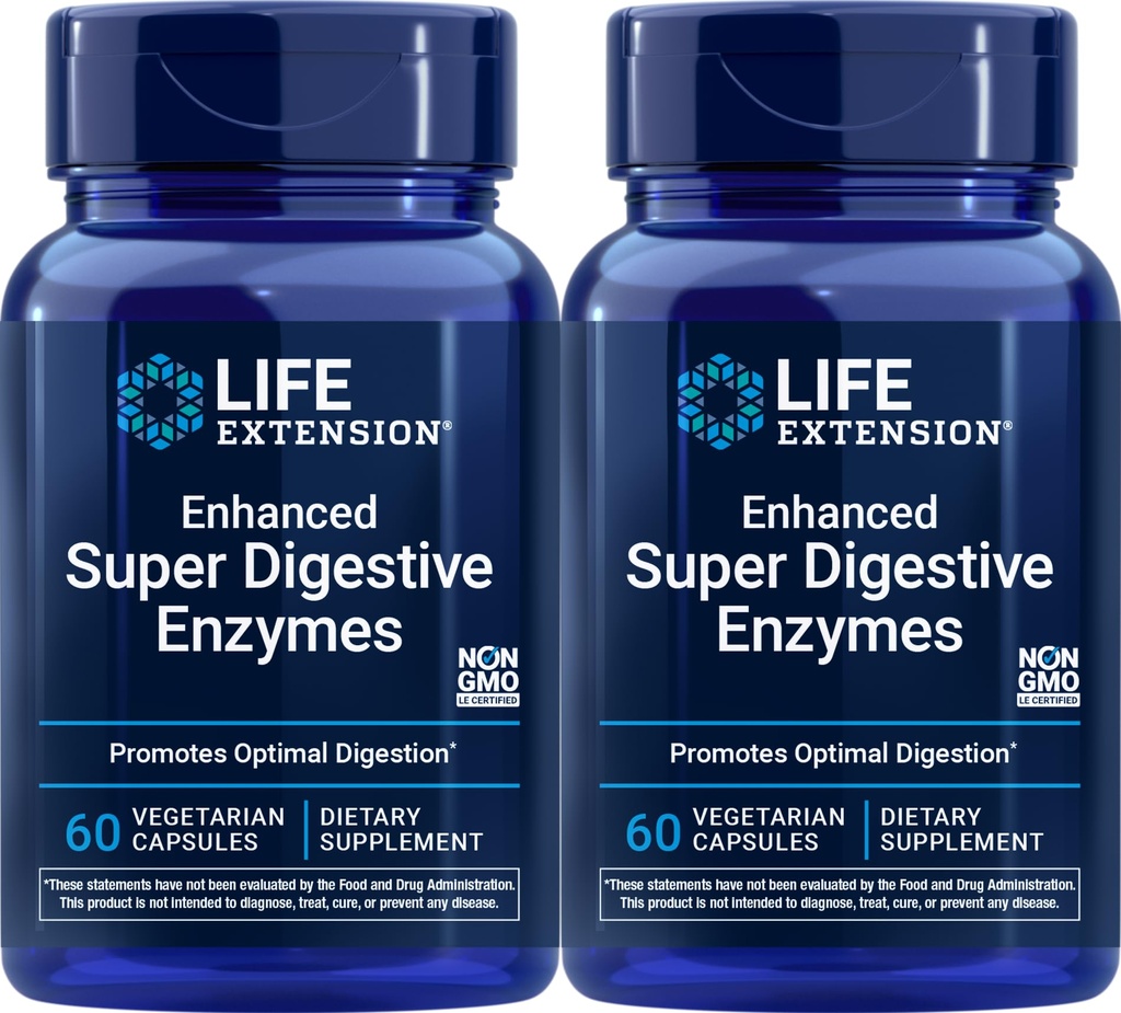 Ekstensi Hidup Enzymes Super Digetical, 60 Vegetarian Capsules (Paket 2)