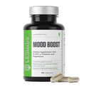 LEM Labs Mood Boost - Stress Relief, Mood Dukung, Deep Relaxation & Better Sleep - 5- HTP, Ashwagandha, Rhodiola Romea, Magnesium, L- Theanine & GABA - None-GMO Suplemen - 60 Capsules