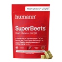 HumanN SuperBeets Heart Chews Advanced - 100mg of CoQ10 Plus Beetroot & Grape Seed Extract, 60 Count