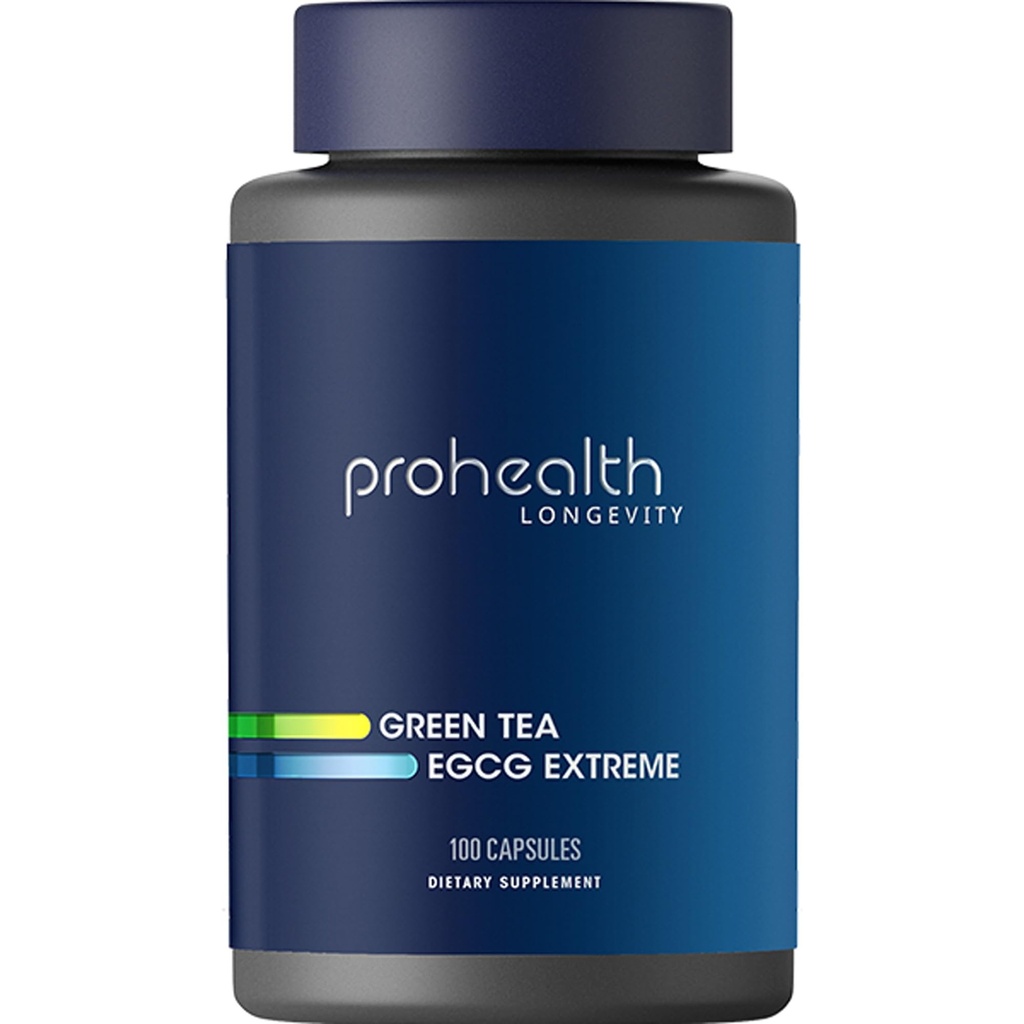 ProHealth Longevity Green Tea EGCG Extreme (390mg EGCG, 100 Kapsul) (Suplemen Teh Hijau)