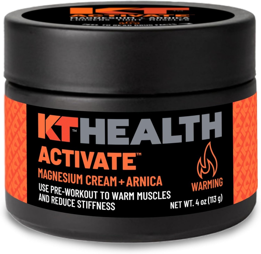 Kesehatan KT, Magnesium Cream, Aktifkan - Woars & Loosens Ketat Muscles - Gunakan Pre- Workout untuk Mengurangi Stiffness