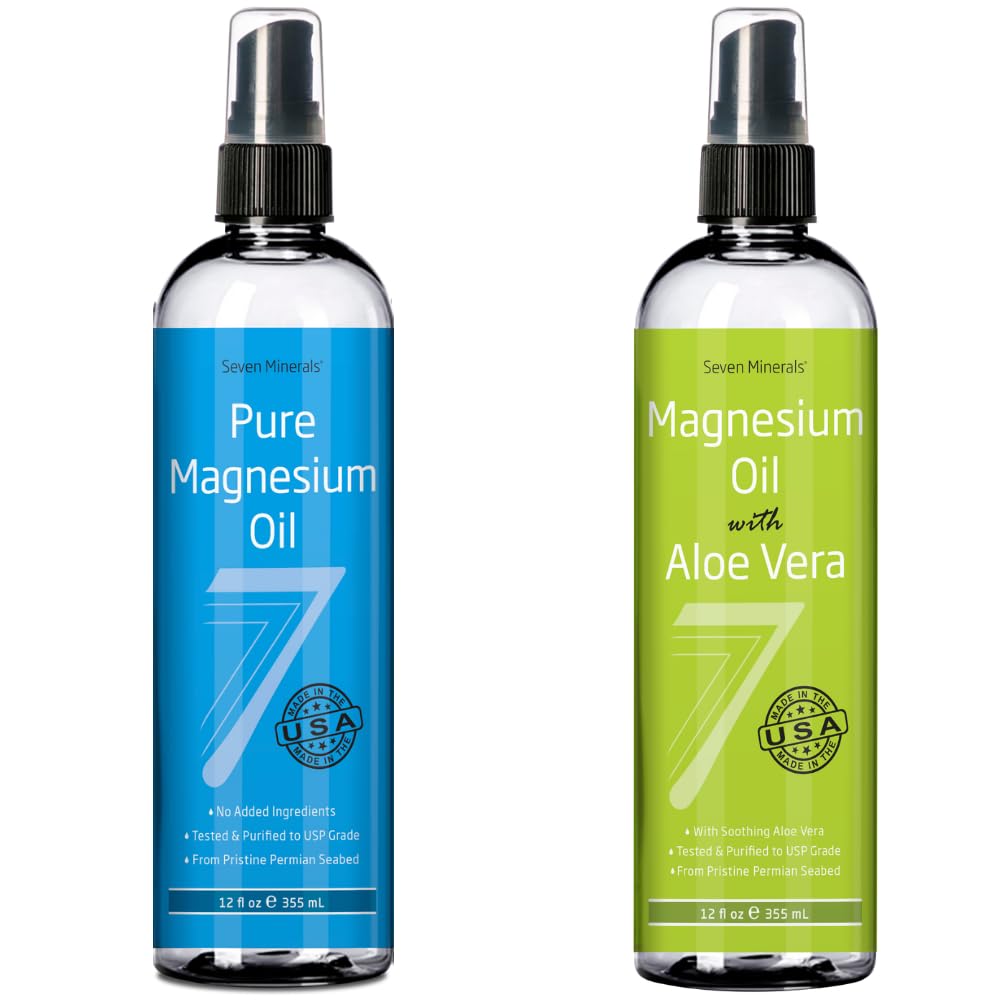 Tujuh Mineral Pure Magnesium Oil & Pure Magnesium Oil dengan Aloe Vera