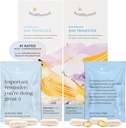 HealthyNest 2nd Triemester Prenatal Vitamin 124; Pregnancy Dukungan untuk Pengembangan Otak Fetal dengan Methylfolat, Choline, DHA, Besi, Inositol 12431 Hari Suppply