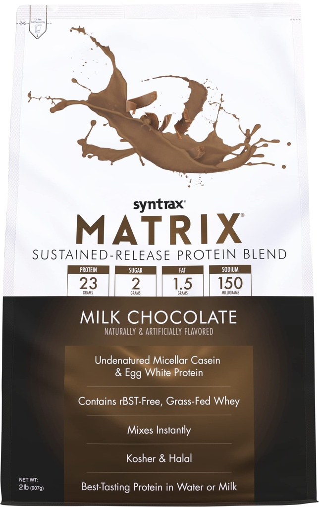 Syntrax Nutrection Matrix - Sustained- ProProtein Blend, Susu Chocolate 2 pon.