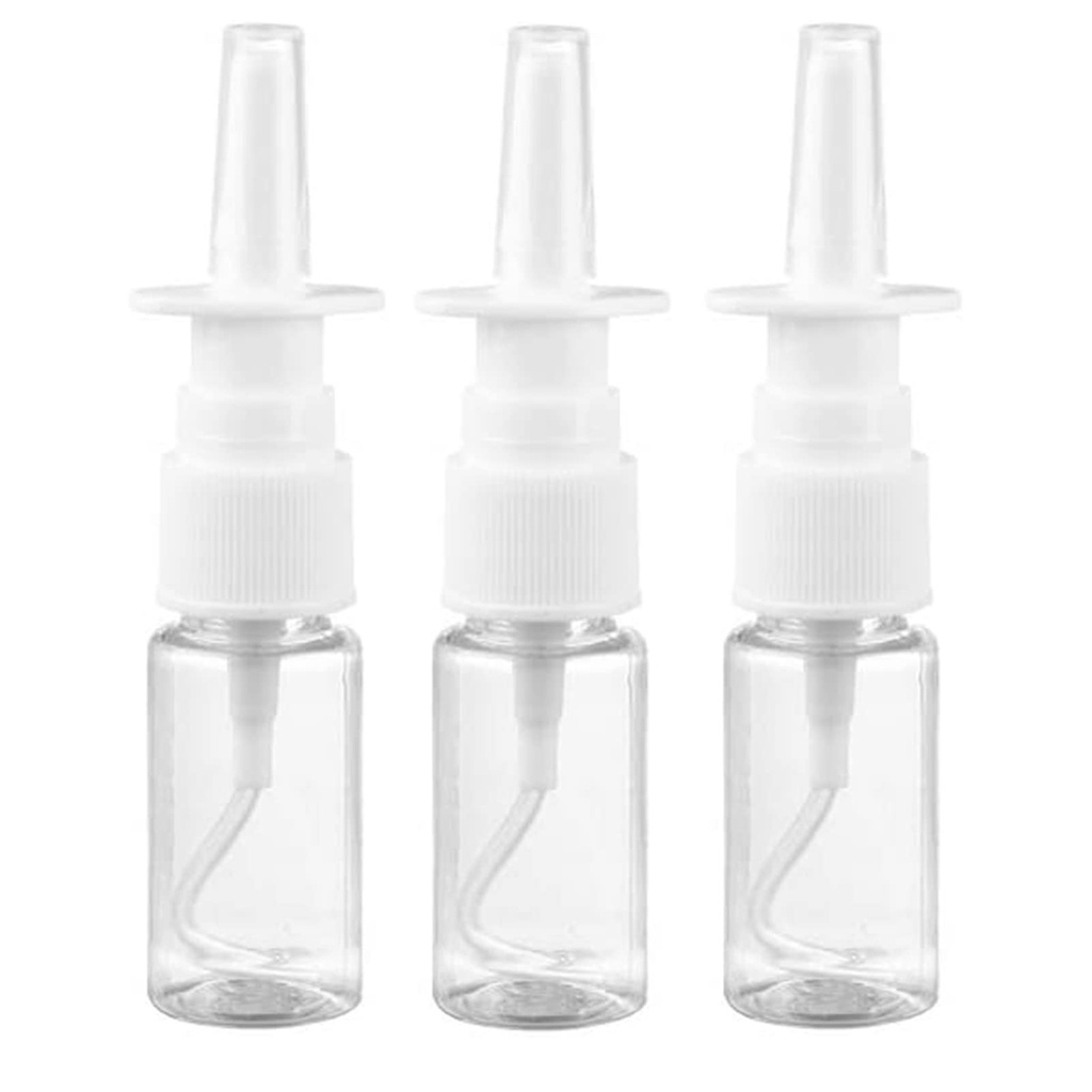 Medsuo 3pcs 10ml Nasal Spray Bottles Spray Bottle Kosong Rhinitis Care Sprayer Direct Spray Container untuk Minyak Espine