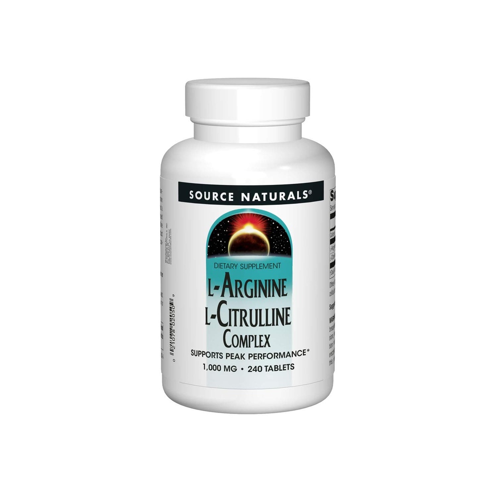 Sumber Kompleks L- Arginine L- Citrulline, Tambahan Amino Acid, Pendukung Performance Peak * 1.000 mg - 240 Tablet