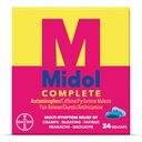 Midol Complete Gelcaps 24ct: Midol Complete Menstrual Pain Relief Gelcaps dengan Acetaminophen untuk Menstrual Symptom, PMS Relief, and Perial Cramp Relief - 24 Count (Packing May Vary)
