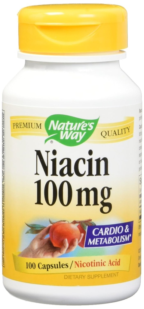 Niacin 100mg 100 Capsules (Paket 2)