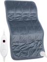 Weighted Heating Pad, 17 "x 33" XXXL Extract-Large Electric Heat Alage for Back Pain Relief w / 6 Heat Setting 2H Auto Shut- Off, w / 4.9lbs BPA-Free Beads for Cramps Neck Shoulder Arms Machine Washable