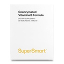 Super pintar - Koenzim B Formula - Berisi Semua Grup B Vitamin - Lima Kali Lebih Aktif 124; Non- GMO & Gluten Bebas - 30 tablet