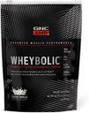 GNC AMP Wheybolic Clinically Proven Protein Powder, 40g Whey Protein, BCAA, Leucine, Increases Muscle Strength, Muscle Building, 3rd Party Tested, Gluten Free, Classic Vanilla, 10 Servers