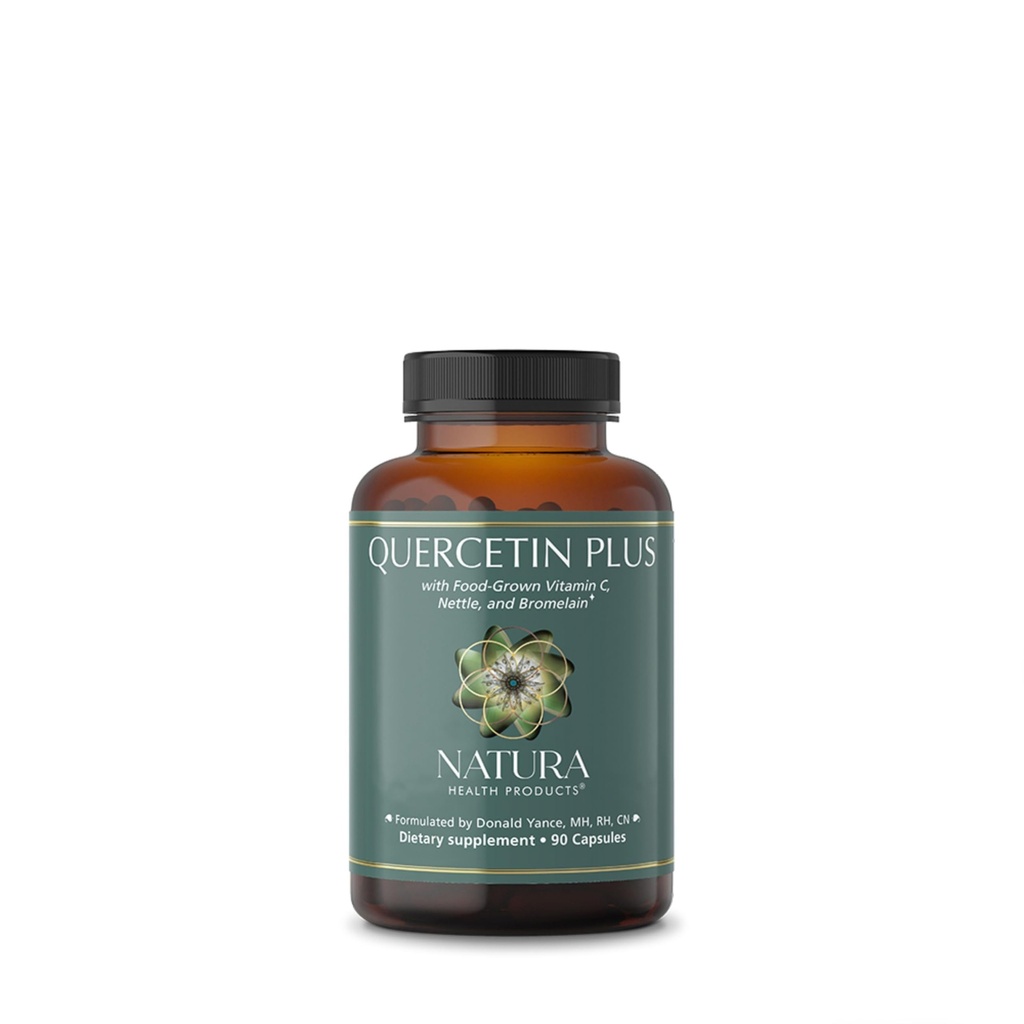 Affa Health Products Quercetin Plus Suplement - Modulates Healthy Ammuniune and histamin Resse - Menampilkan Bromelain, Vitamin C, Nettle Leaf & Quercetin (90 Capsules)