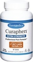 EuroMedica Curaphen Ekstra Kekuatan - 60 Tablet Profesional Formula - Mampu Curcumin & Boswellia dengan DLPA & Nattokinase - Sangat Absorbable - 60 Hamba