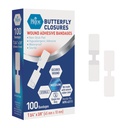 Jasa Pendekatan Kupu-kupu Perdana Mentri Beraksi 100 Sterile Nonstick Hipoallergenic Latex Free Bandages for Cuts and Injuries (Medium)
