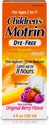 Motrin Children 's Oral Suspension Dye- Free, Ibuprofen, Fever Reducer, Berry, 4 Fl.Oz