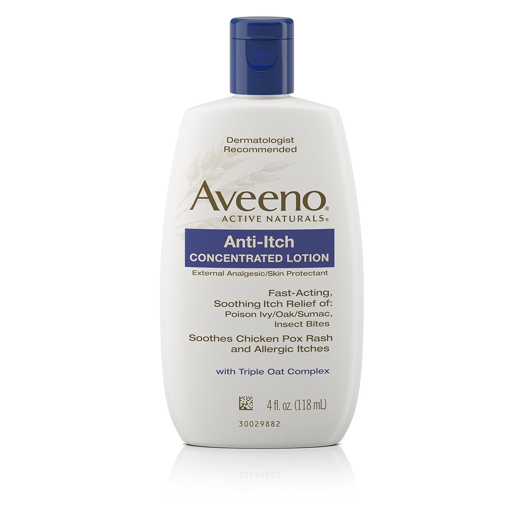 Aveeno Active Nacerals Anti- Itch Terkonsentrasi Lotion - 4 fl oz