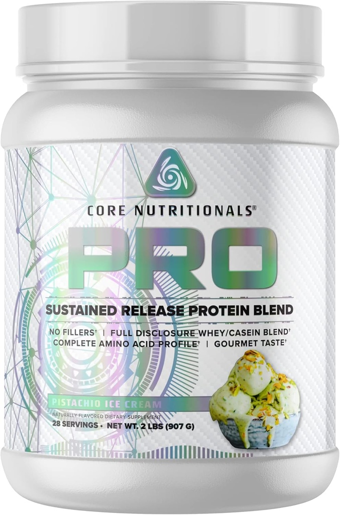 Core Nutronionals Pro Substamed Rilis Protein Blend 27 Servings (Pistachio Ice Cream)