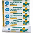 MED Pride Triple Antibiotic Pride Oprice 1 Oz 4-Pack, Aid Pertama untuk Minor Wounds, Scratches, Abrasions, dengan Zinc, Neomycin, Polymyxin