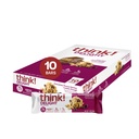 berpikir! Delight, Keto Protein Bars, Healthy Low Carb, Gluten Free Snack - Chocolate Peanut Butter Cookie Dough, 10 Count (Packaging May Wary)