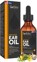 Minyak Telinga Organik untuk Infeksi Telinga - Eardrops Alam untuk Pencegahan Infeksi, Ear Perenang & Wax Removal - Anak-anak, Dewasa, Bayi, Earache Anjing Remedy - dengan Mullein, Garlic, Calendula, Dibuat di Amerika Serikat
