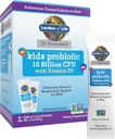 Garden of Life Dr. Formulated Kids '10 Milyar CFU Probiotic Stick Pack with D3 - Supports Bones, Teeth & Imune Fungsi, Unflafeted Powder, 30ct Carton