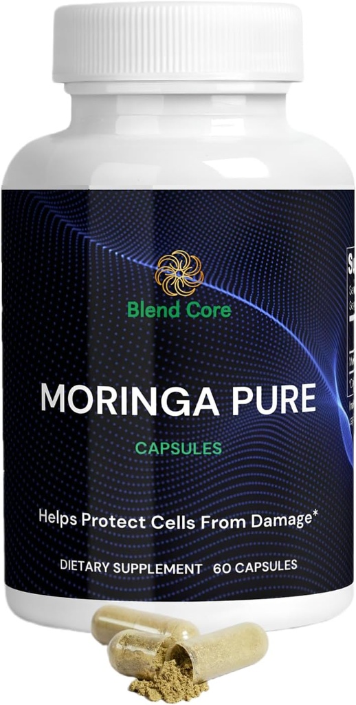 Katup Antioksidan Moringa Oleifera - 800 energi MG, Metabolisme, dukungan Imune.