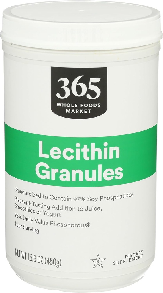 365 oleh Whole Foods Market, Lecithin Granules, Vegan, 15.9 Ounce