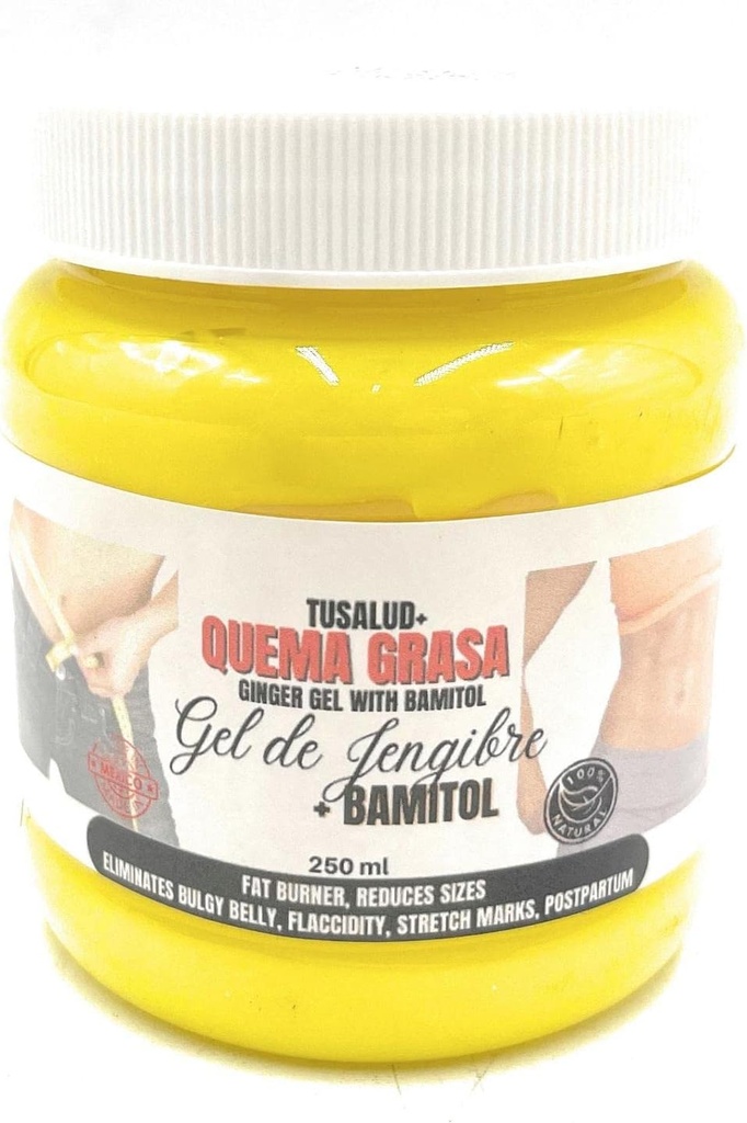 Ginger & Bambil Slimming Body Gel - Natural Fat Reducer, 8.45 lf oz