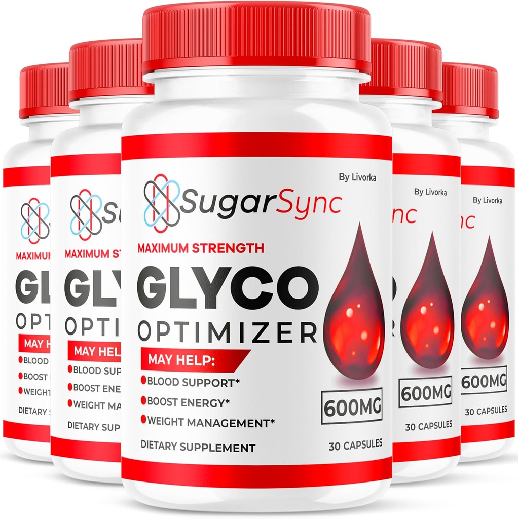 LIVORKA (5 Pack) Sugar Sync Glyco Optimizer, Sugar Sync Glyco, Sugarco Optimizer, Sugarco Glyco, Sugar Sync Optimiser, Sugar Sync Glyco