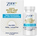 Okti Zaitun Yunani Ekstrak - min 20% Oleuropein - Menyediakan Pendukung Tekanan Darah Abadi dan Sehat, Promoses Cardiovaskular Sistem Kesehatan - 60 Capsules Non-GMO, Gluten - Laktosa - Paraben Bebas