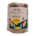 Mi Alma, 4 BAR PACK Amaranth Bar dengan Chocolate dan jagung flakium PREMIUM, Barra de Amaranto con Chocolate, Super Food, Gluten Bebas, Sehat Snack, 8.4 oz