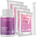 Seroflora Boric Acid Vaginal Suppotory 600 mg + Appocators Bundle - Vaginal Health pH balance for Women - Helling Control Vaginal Odor (28ct)
