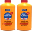 2 pc Body Powder Diobati 8 oz 124; Triple Action Relief 100% Talc-Free Alac4; Powder tubuh untuk Tubuh Odor Sweat & Moiles 124; Obat Pelindung Powder 124; Anti- Itch 124; Skin protectant 126; Menthol dan Zinc Oxide