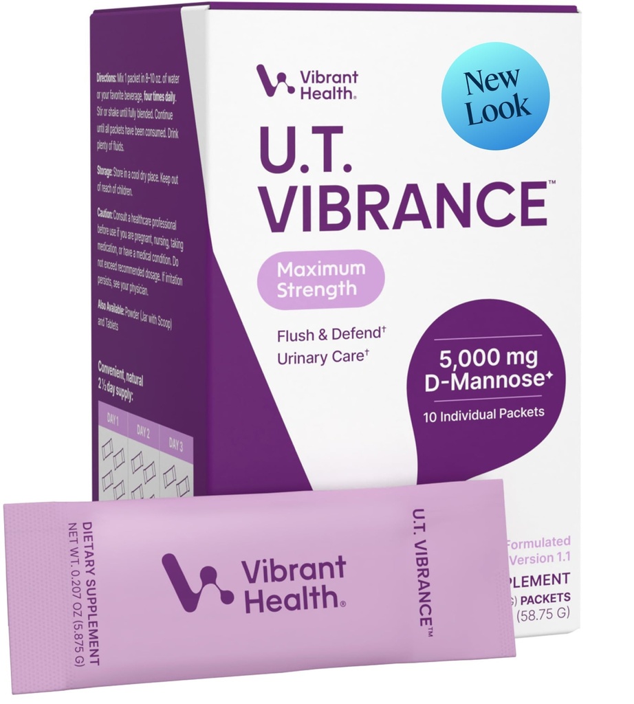 Kesehatan Viblant Health, Kantung Tongkat Vibrance, Intervensi Krisis untuk Kesehatan Urinary Trakte, 10 Hamba