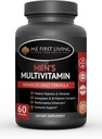 Saya Daily Living Men Multivitamin / Multimineral dengan Vitamin A, C, D, B1, B2, B3, B5, B6, B12, Magnesium, Biotin, Spirulina, Zinc dan More - 60 Multivitamin