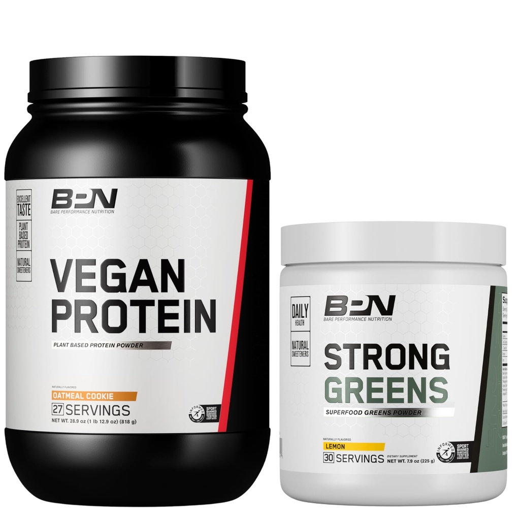 BPN Vegan Oatmeal Protin + Strong Lemon Bundle