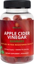 Apple Cider Vinegar Gummies dengan Vitamin B12 - Vegan, Gluten- Free, Non- GMO - Apple & Purple Carrot Flavored - 1000mg ACV - 60 Gummies, 30- Day Suppply