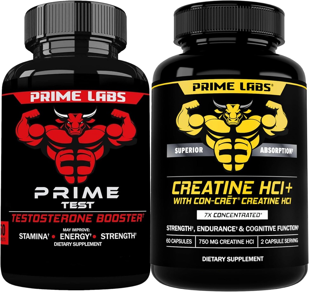 Prime Labs Prime Test + Creatine HCI Capsules