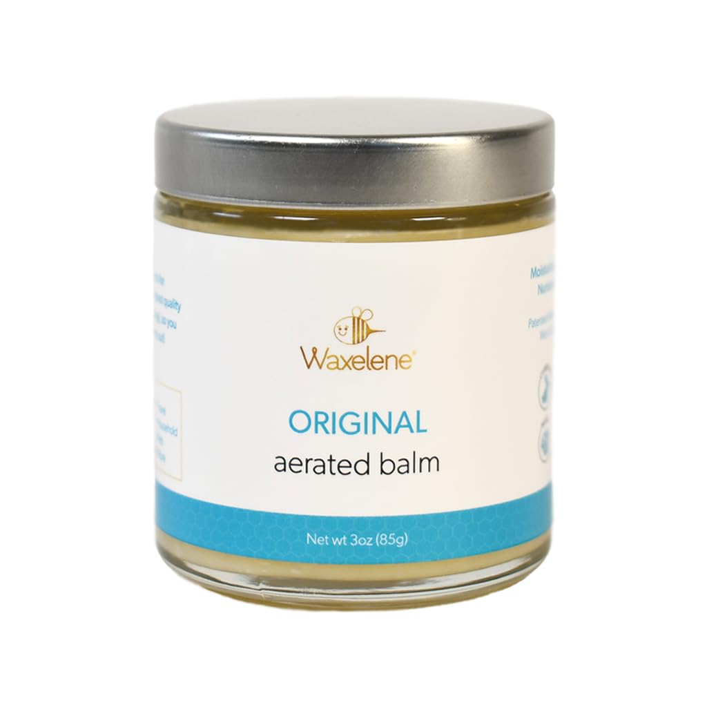 Waxelene Asli Aerated Balm, Travel Jar, Organik Multipurity Oquestity the Petroleum Jelly Alternative Eczema Dry Sensitive Skin Face Moisturizer